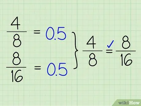 หาเศษส่วนเทียบเท่าขั้นตอนที่ 5