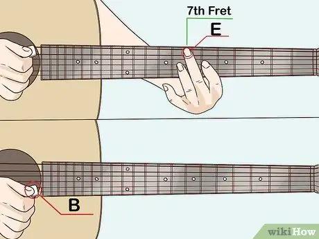 Stimmen Sie eine Gitarre ohne Stimmgerät Schritt 11