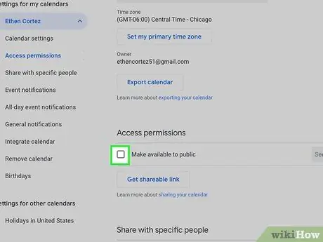 Partagez votre calendrier Google Étape 14