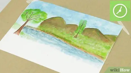 Peindre avec des aquarelles Étape 45