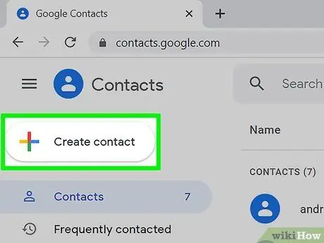 Contacten toevoegen in Gmail Stap 2