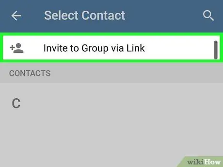 Get Group Link on Telegram on Android Step 5