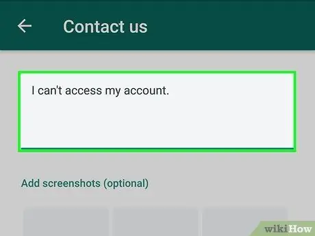 WhatsApp Кардарларды тейлөө кызматына кайрылыңыз 5 -кадам