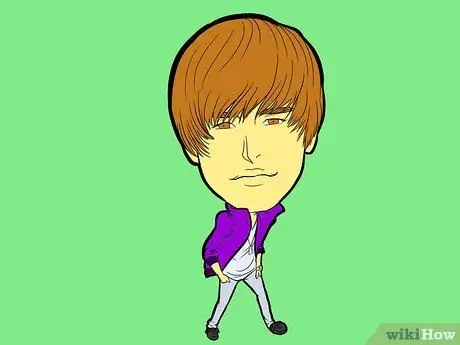 Dibujar a Justin Bieber Paso 14