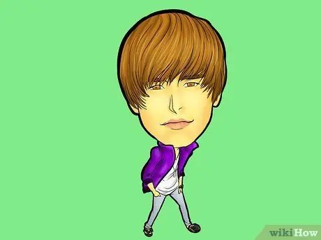 Draw Justin Bieber Step 15