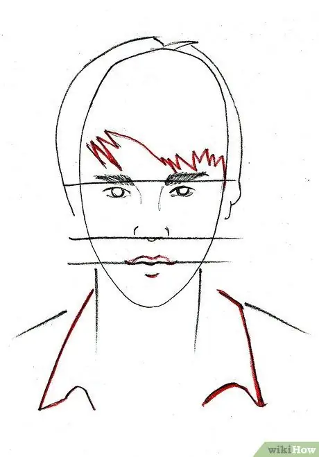 วาด Justin Bieber ขั้นตอนที่ 5