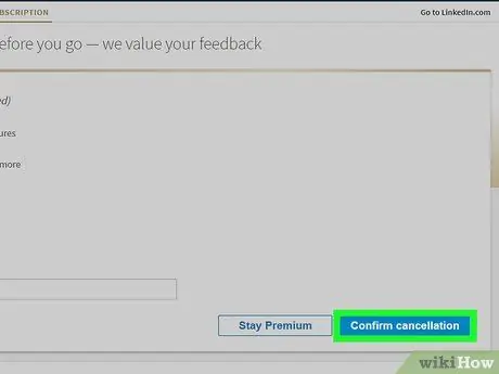 Anulați un cont Premium la Linkedin Pasul 10