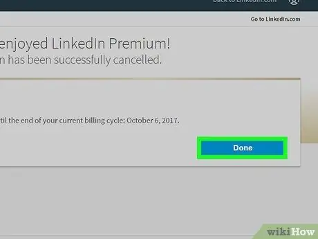 Kanselleer 'n Premium -rekening op Linkedin Stap 11