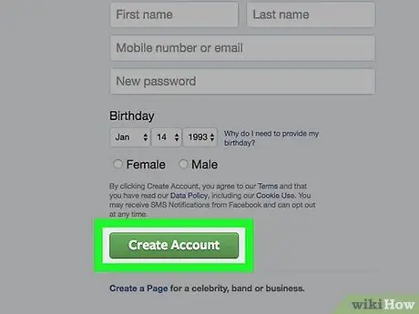 Make a New Facebook Account Step 23