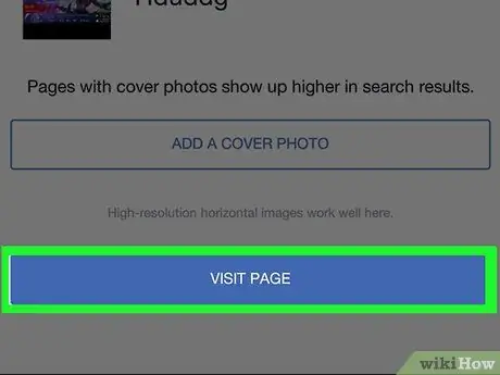 Crea una pagina Facebook Passaggio 14