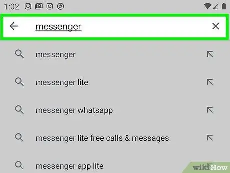 Įdiekite „Facebook Messenger“14 veiksmas