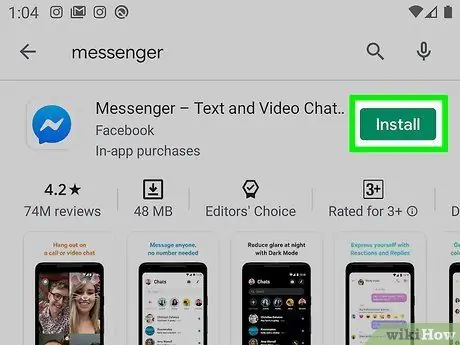 Instaloni Facebook Messenger Hapi 16