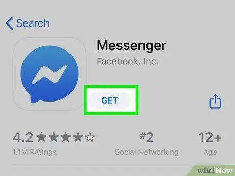 Etapa 4 de instalação do Facebook Messenger