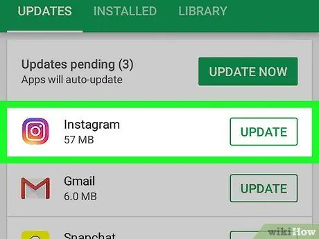 Etapa 4 de atualização do Instagram