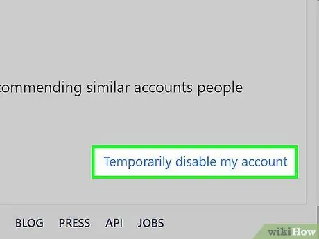 Disabilita temporaneamente un account Instagram Passaggio 4