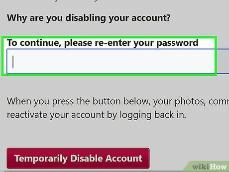 Disabilita temporaneamente un account Instagram Passaggio 6