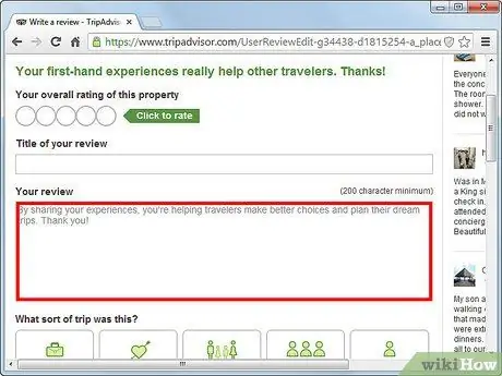 Sau Tshuaj Xyuas Hauv TripAdvisor Kauj Ruam 5