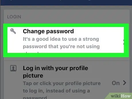 Cambia la tua password di Facebook Passaggio 5