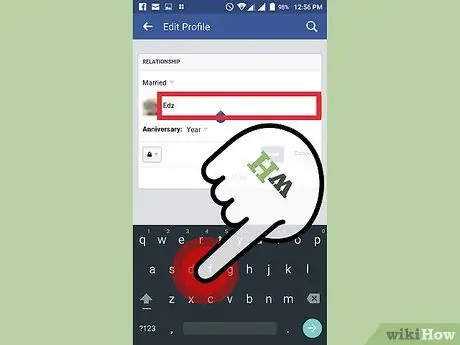 Променете състоянието на връзката си във Facebook Стъпка 6