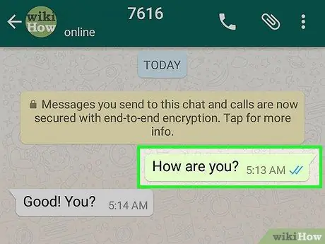 Whatsapp -a kopyalayın və yapışdırın Adım 11