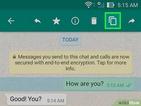 Salin dan Tampal di Whatsapp Langkah 12