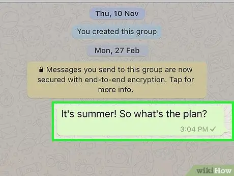 Αντιγραφή και επικόλληση στο Whatsapp Βήμα 3