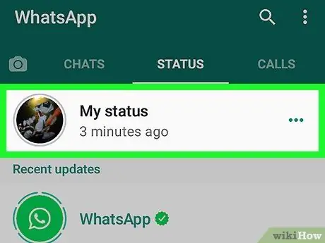 Žinokite, kas peržiūrėjo jūsų būseną „WhatsApp“9 veiksme