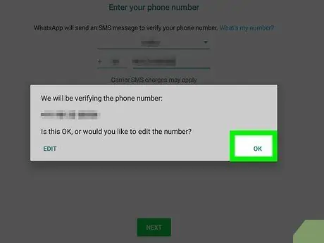 Activer WhatsApp sans code de vérification Étape 33