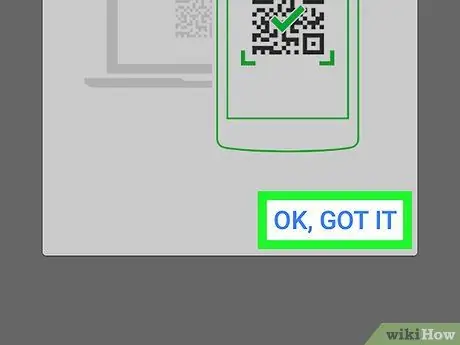 በ WhatsApp ደረጃ 12 ላይ የ QR ኮድ ይቃኙ