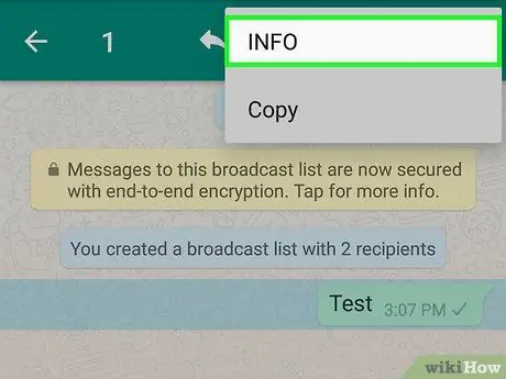 Weten of iemand uw nummer op WhatsApp heeft Stap 22