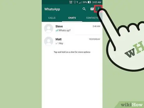 WhatsApp Adım 11'de Mavi Kene Alın