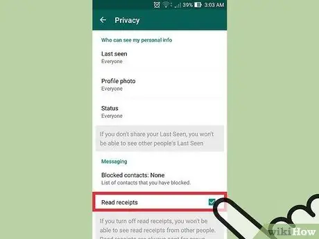 Tau Txais Ticks Xiav ntawm WhatsApp Kauj Ruam 15