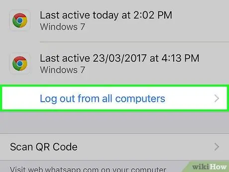 Log Out of WhatsApp Step 20