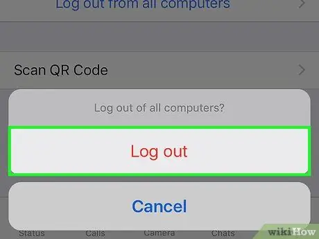 Log Out of WhatsApp Step 21