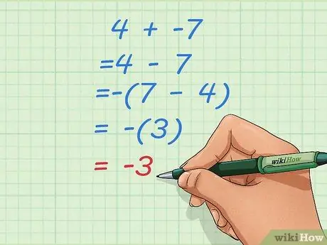 Add and Subtract Integers Step 37