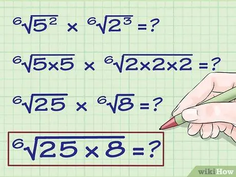 Multiply Radicals Step 12