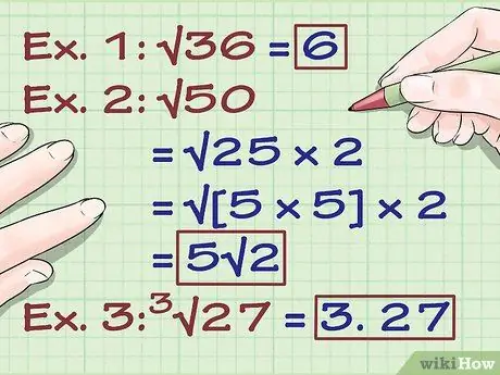 Multiplier les radicaux Étape 3