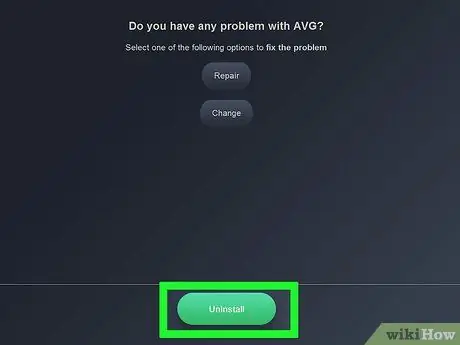 Деинсталирайте AVG Стъпка 23