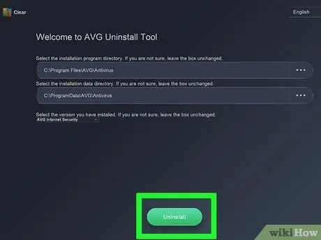 Деинсталирайте AVG Стъпка 41