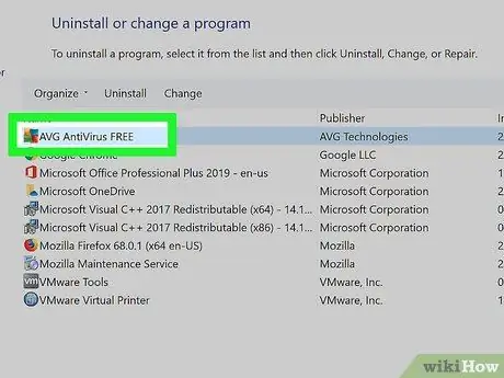 ถอนการติดตั้ง AVG ขั้นตอน 6