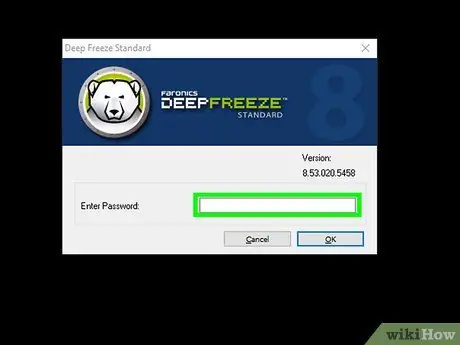 Deep Freeze програмыг устгах 3 -р алхам