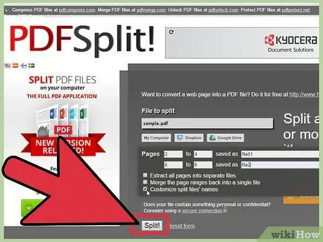 PDF ფაილების გაყოფა ნაბიჯი 13