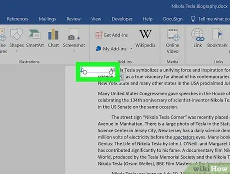 Insertar una línea de puntos en Word Paso 9