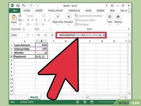 Përgatitni Programin e Amortizimit në Excel Hapi 5