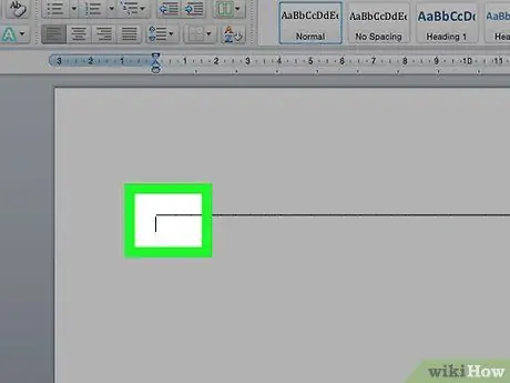 Sbarazzarsi di una linea orizzontale in Microsoft Word Passaggio 10