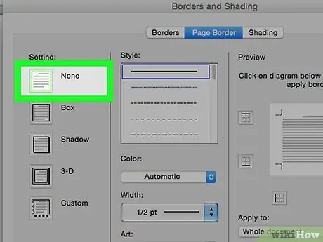 Entfernen Sie eine horizontale Linie in Microsoft Word Schritt 14