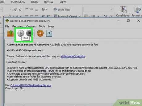 Open a Password Protected Excel File Step 22