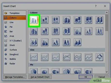 Pridėkite diagramą prie „Microsoft Word“5 veiksmo