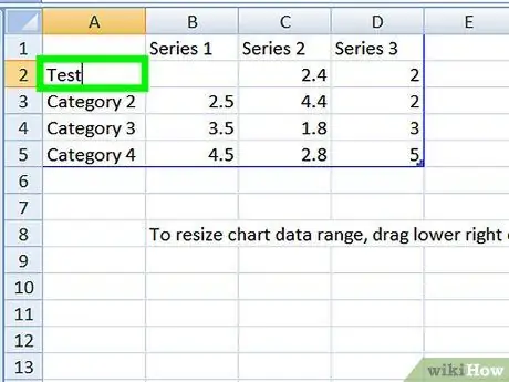 Dodajte grafikon u Microsoft Word Korak 8