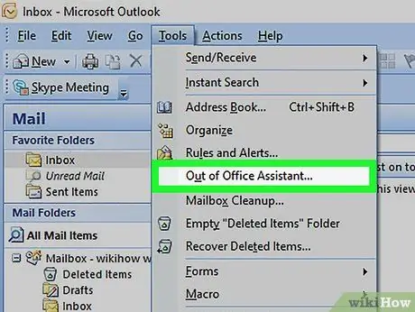 Sediakan Di Luar Pejabat di Outlook Langkah 8